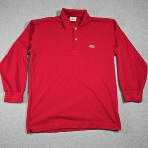 Lacoste Polo Shirt Size 5 Long Sleeve Large